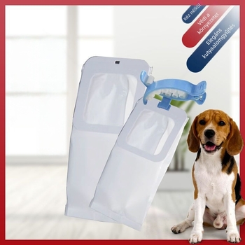 Kutya zacskó adagoló klippel és automatikus adagolással (Műanyag; Modell 48931157; Dobozonként 20 db)