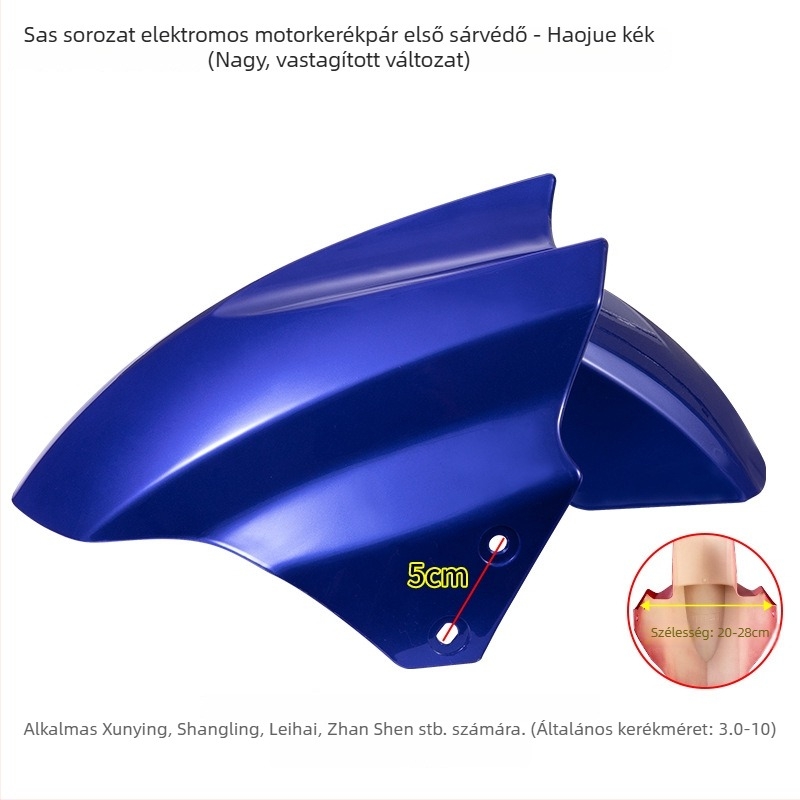 Kepu elektromos jármű első keréksárvédő, védő sárvédő a motorkerékpár számára – uniszex, univerzális kiegészítők