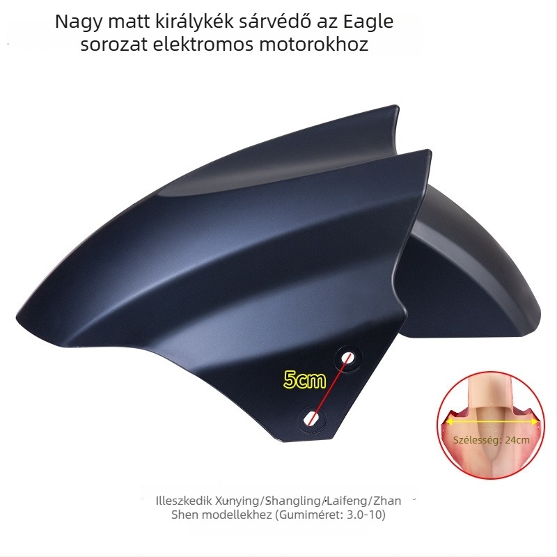 Kepu elektromos jármű első keréksárvédő, védő sárvédő a motorkerékpár számára – uniszex, univerzális kiegészítők
