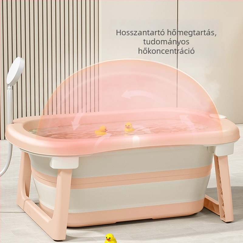 Baba fürdőkáda - összecsukható műanyag, Le Bonnie, Taizhou eredet, újszülötteknek és gyerekeknek