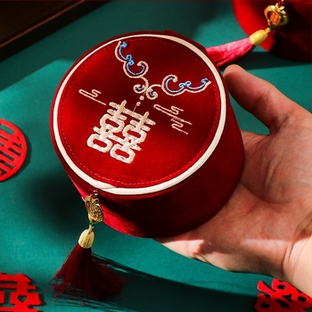 Esküvői varródoboz – Fei Xun Fei, vászon anyag, OPP csomagolás, hordozható varrótároló