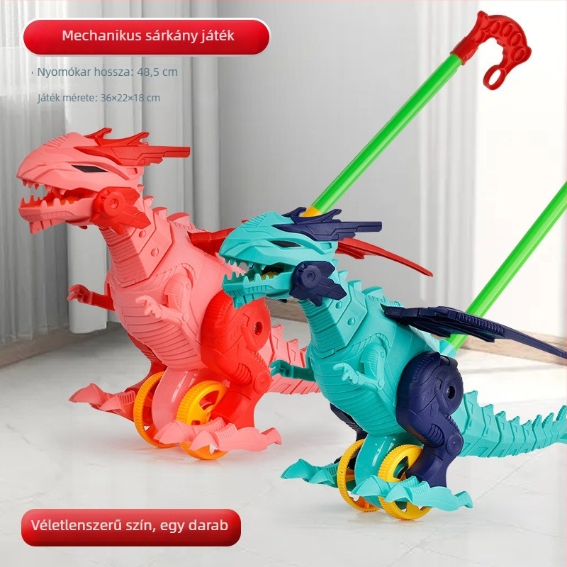 CL Tolató játék gyerekeknek 0–3 éveseknek, animációs kacsa hanggal – műanyagból, fejleszti a mászást, fogást, érzékelést és kéz-szem koordinációt