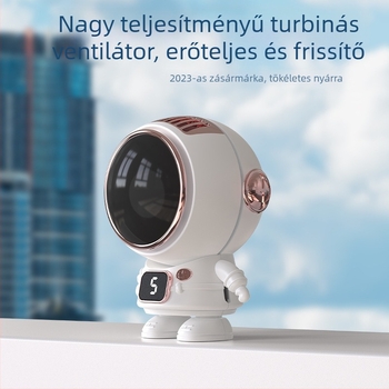 Nyakba akasztható mini ventilátor személyre szabható logóval és rajzfilm-dizájnnal, USB töltés, 5V 4.5W, 5 sebességfokozat, beépített 800–1000 mAh akkumulátor