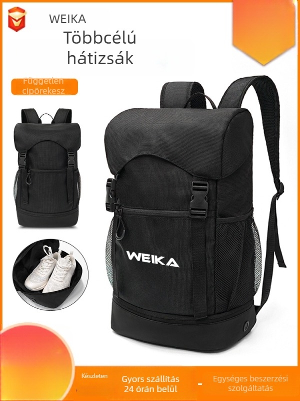 Sepwolf sporttáska hátizsák - külön cipőrekesz, nagy kapacitás, ultra könnyű, uniszex, kültéri sportokhoz