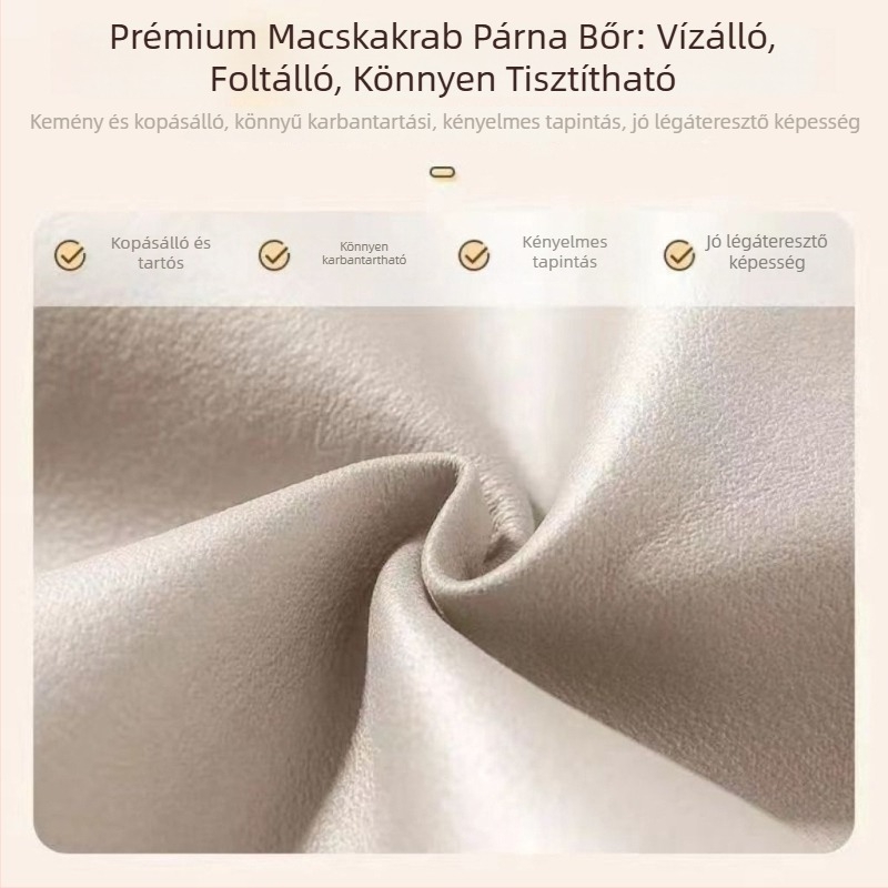 Cipő tároló ülőke, bőr felület, téglalap alakú, fibreboard konstrukció, teherbírás 150 kg, 12 L tárolókapacitás