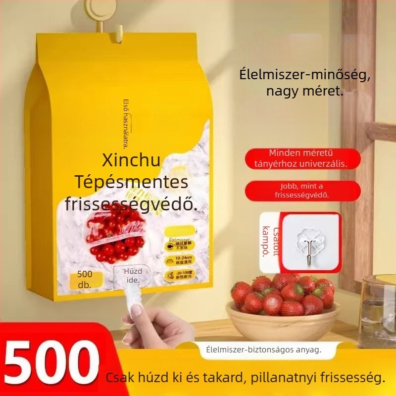 Élelmiszer-tároló zacskó, műanyag, 1 db, porálló, élettartam 1600 nap