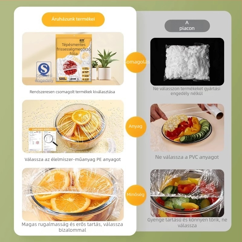 Élelmiszer-tároló zacskó, műanyag, 1 db, porálló, élettartam 1600 nap