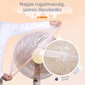 Miaojie Tömörített Egyszerhasználatos Porvédő Fedél Házimozdulatokhoz, PE/Polietilen, Többfunkciós, Alkalmas Rizsfőzőhöz és Mikrohullámú Sütőhöz