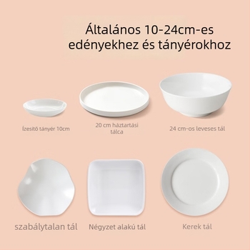 Egyszer használatos műanyag fóliatakaró, vastított, élelmiszer-minőségű, tálakhoz, többfunkciós, 100 darabos csomag