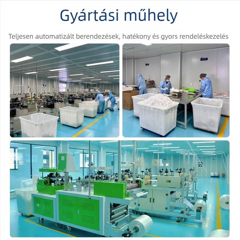 Egyszer használatos műanyag fóliatakaró, vastított, élelmiszer-minőségű, tálakhoz, többfunkciós, 100 darabos csomag