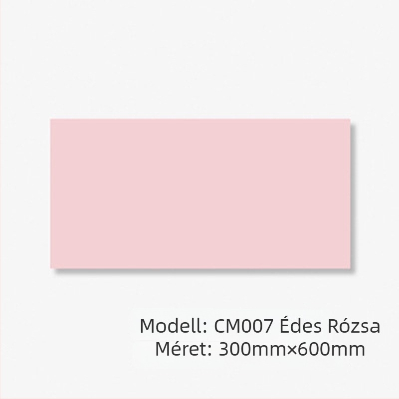 Mázas falicszempe – matt felület, vízálló, nagy nyomószilárdság 4851, vízfelvétel 0,5, sűrűség 3520