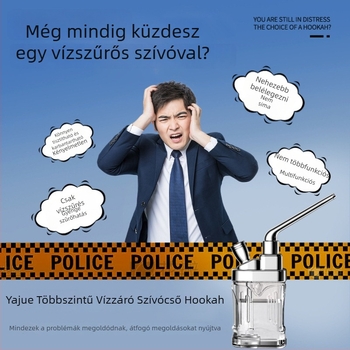 Három üzemmódú tar filter szájrész cigarettákhoz — vastag, közepes, vékony, műanyag