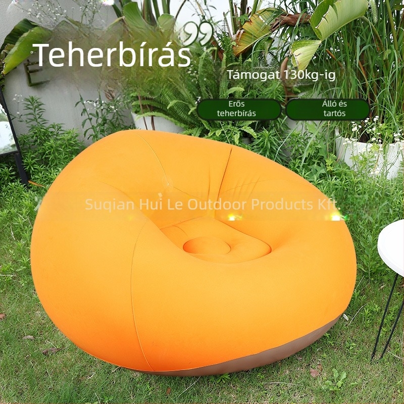 Felfújható gömb alakú kanapé (PVC; 1 személy; nettó tömeg 1,1 kg; felfújás légpumpával; termékkód Qx-sf)