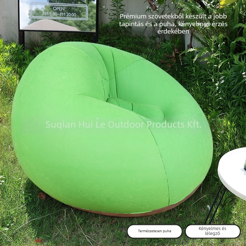 Felfújható gömb alakú kanapé (PVC; 1 személy; nettó tömeg 1,1 kg; felfújás légpumpával; termékkód Qx-sf)