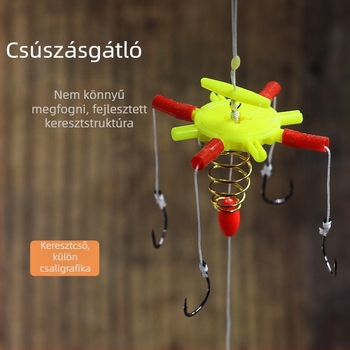 Barbás horgászhorog készlet kültéri horgászathoz, megfelelő folyókhoz, tavakhoz, tározókhoz és patakokhoz – Honglong feiyu