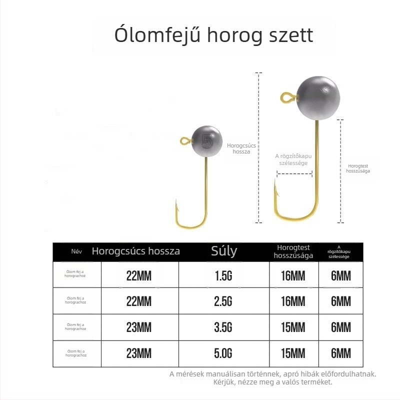 Ólomos fejű horog | The Brave | Méret 10 | Horgászat tóban/rezervoár
