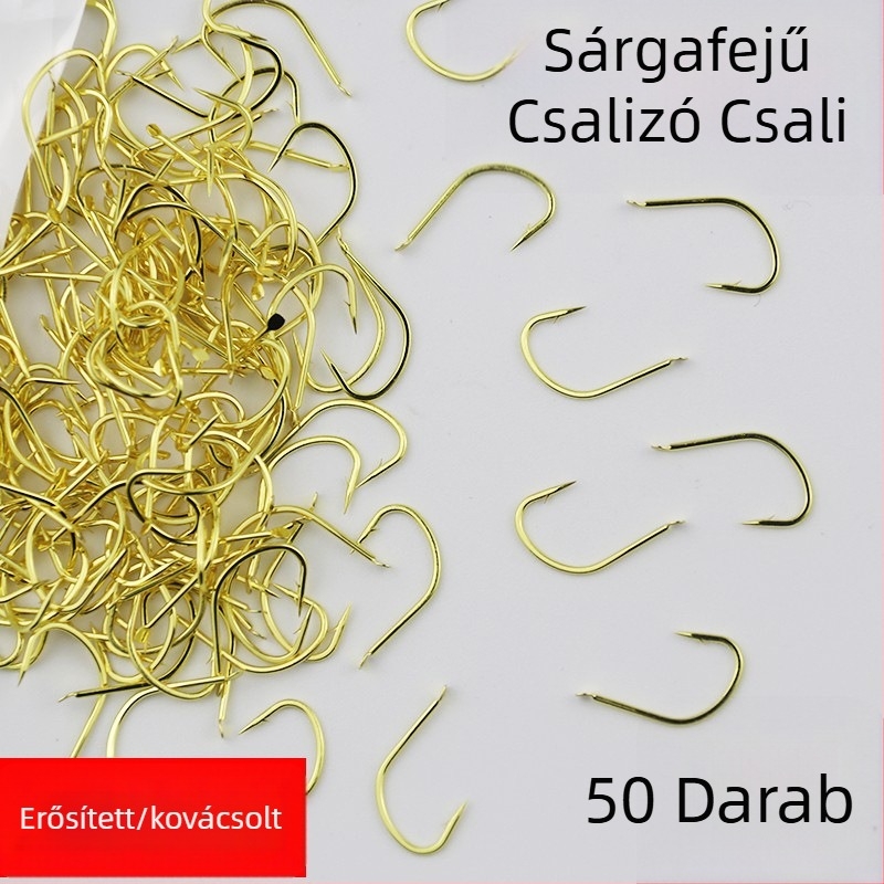 Tövises végű horog, méret 5, csomag 2000 darab, Guole Horgászfelszerelés