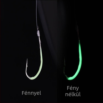 tengeri horgászhorog, tűszerű elemekkel, csónakos horgászat céljára, dobozban 500 db, Yifeng márka