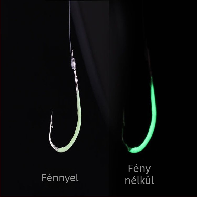 tengeri horgászhorog, tűszerű elemekkel, csónakos horgászat céljára, dobozban 500 db, Yifeng márka