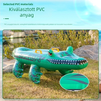 Bawei PVC felfújható krokodil szörfdeszka, szitanyomás, univerzális használat
