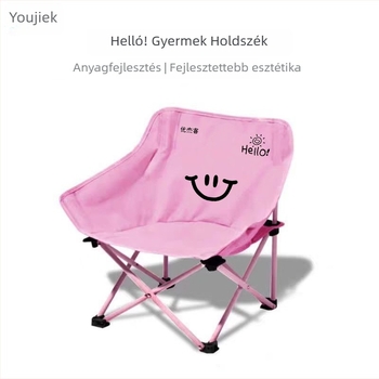 Moon Chair – Gyermekeknek szóló összecsukható kültéri szék, kempinghez és piknikhez | Anyag: szénacél; Összecsukható: Igen; Kategória: összecsukható asztal és szék