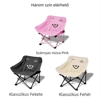 Moon Chair – Gyermekeknek szóló összecsukható kültéri szék, kempinghez és piknikhez | Anyag: szénacél; Összecsukható: Igen; Kategória: összecsukható asztal és szék