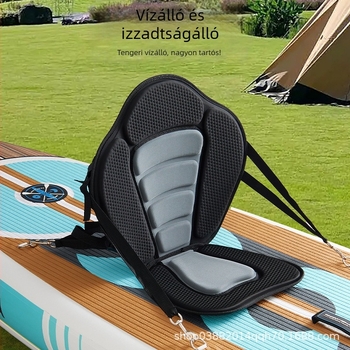 Kajakhoz és szörfdeszkához illeszkedő ülőpárna – felfújható, EVA+textil kivitel, levehető háttámla