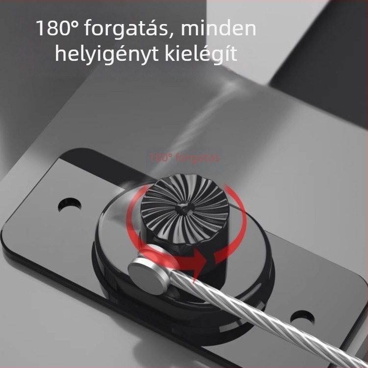 Fúrásmentes jelszavas zár hűtőszekrényekhez és szekrényekhez; vastagított kialakítás; lopás elleni védelem; Modell Password Refrigerator Lock-001; Anyag: rozsdamentes acél + ABS