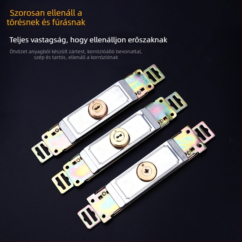 Mortise zár Rolós ajtókhoz – réz zárótest, univerzális típus, alsó és középső nyitású kapukhoz