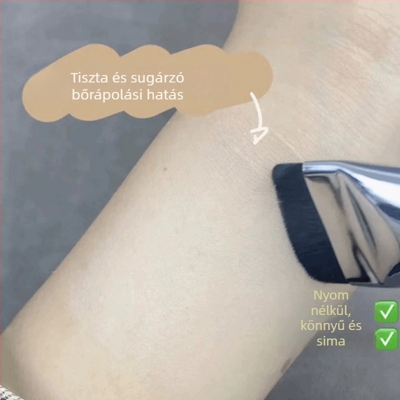 Alapozó- és arcmaszk ecset, szintetikus szálak, hosszú nyél, 1 darab, egyetlen csomagolás
