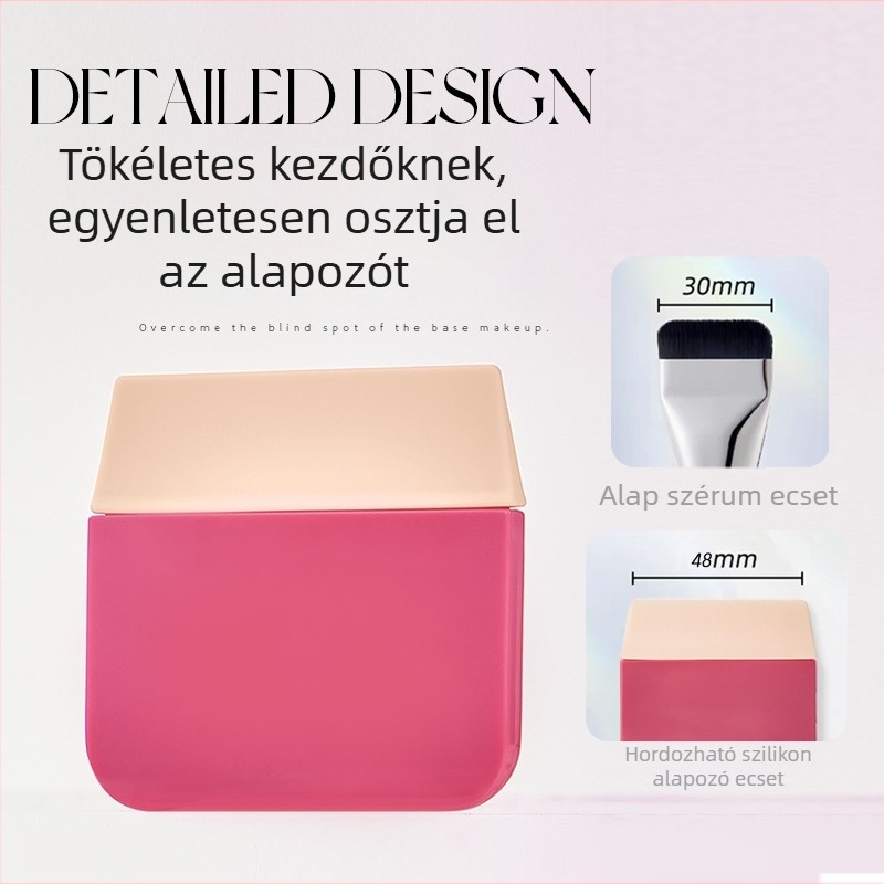 Szilikon nyeletű alapozó ecset, anyaga sörték: Egyéb, 1 db, LG3015