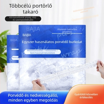 Egyszer használatos kerek műanyag porvédő konyhához – vastagított porvédő Fryerhez