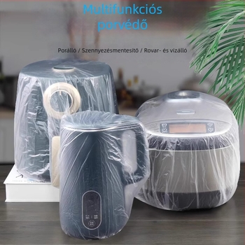Egyszer használatos porvédő takarók háztartási készülékekhez, vastag PE fólia, átlátszó, 10 db, termékkód 4206