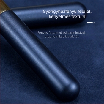 Félholdsugár alapozó ecset - műszálas sörték - fa nyél - egyes csomagolás - alkalmas folyékony alapozóra, BB krémre, krémre
