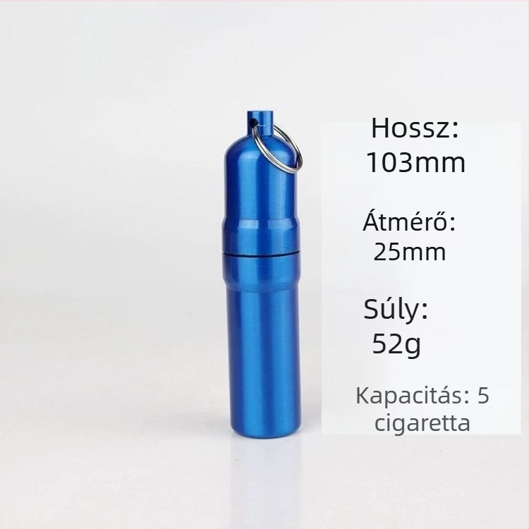 Fém cigarettatartó, Big Money Seiko, eredet Humen, modern minimalista stílus, 10 darab dobozban