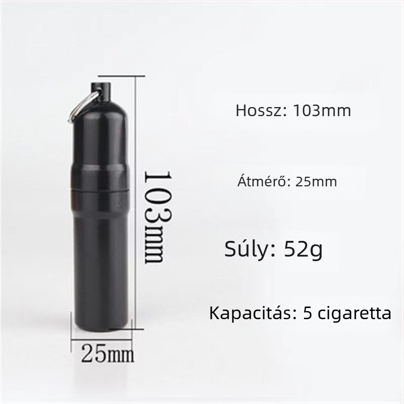 Fém cigarettatartó, Big Money Seiko, eredet Humen, modern minimalista stílus, 10 darab dobozban
