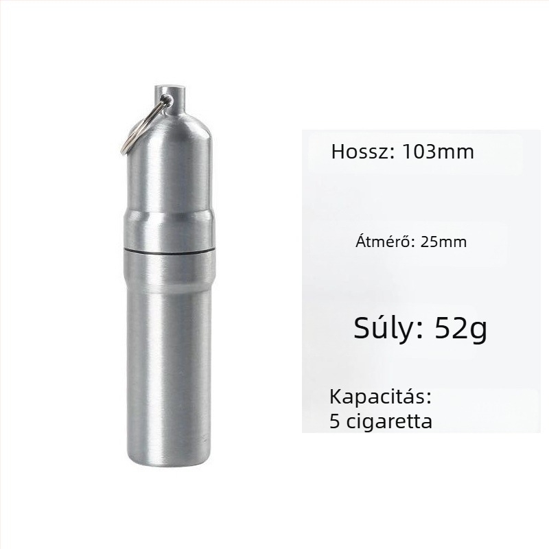 Fém cigarettatartó, Big Money Seiko, eredet Humen, modern minimalista stílus, 10 darab dobozban