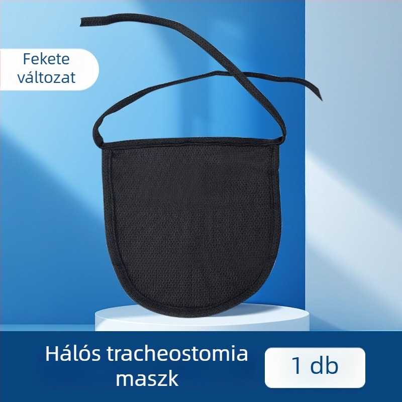 Yikonu újrahasználható tracheostomiás porvédő, teljes torokra szánt, szövött anyag, jóváhagyás száma 20160352