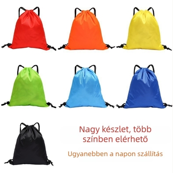 Oxford anyagú sport hátizsák, testreszabható, futball mintával, hőtranszferes és szitanyomásos nyomtatás