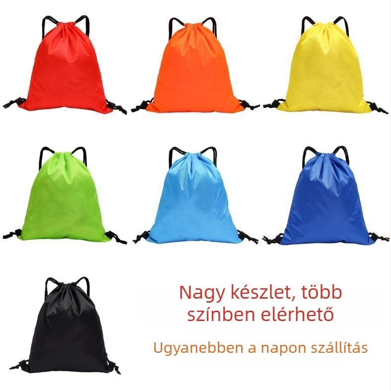 Oxford anyagú sport hátizsák, testreszabható, futball mintával, hőtranszferes és szitanyomásos nyomtatás