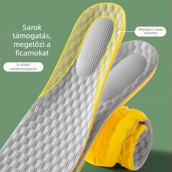 PU talpabetét sportcipőkhoz, modell 5016, teljes talp, dezodoráló, uniszex