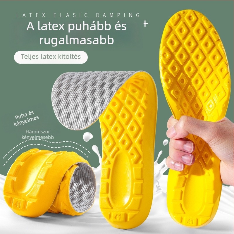 PU talpabetét sportcipőkhoz, modell 5016, teljes talp, dezodoráló, uniszex