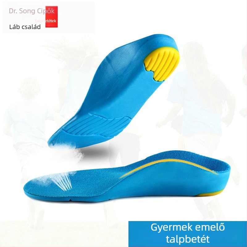 Gyerekek arka támogatás talpbetét, PU anyag, ortopédiai, Dr. Song, modell xd-634, sportcipőkhöz