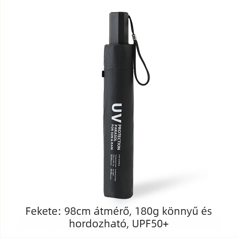 Szénszálas ceruza alakú esernyő, 6 merevítőív, rostos karok, ötvözetes nyél, UPF > 50