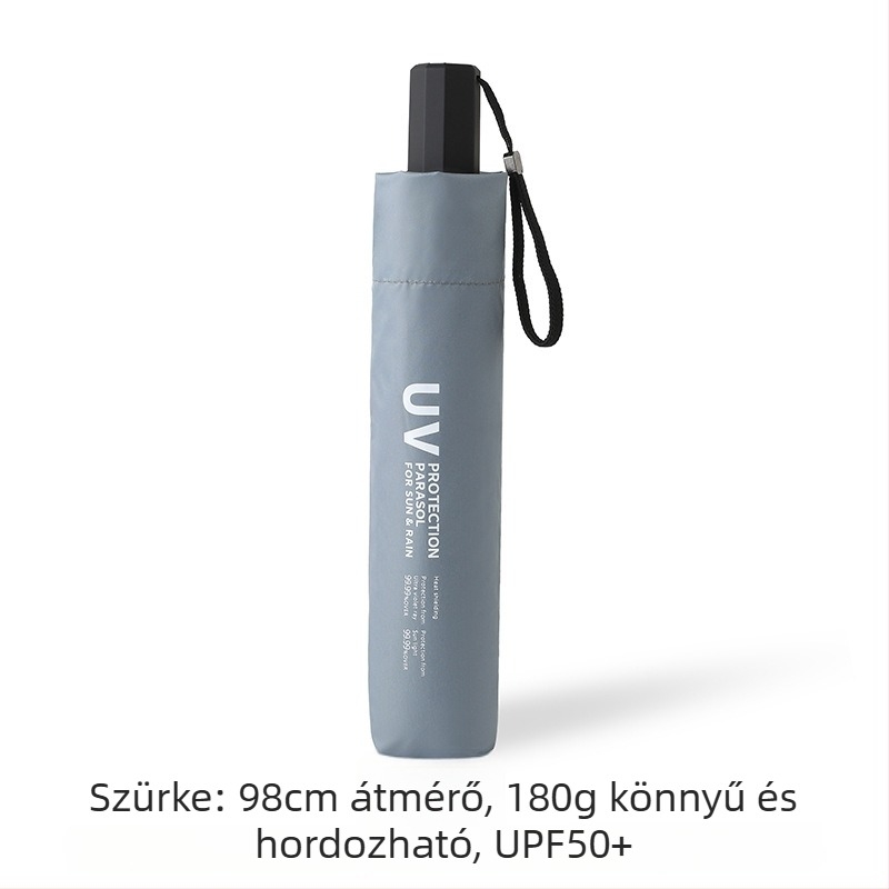 Szénszálas ceruza alakú esernyő, 6 merevítőív, rostos karok, ötvözetes nyél, UPF > 50