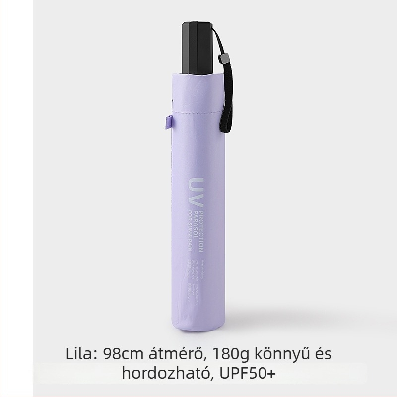 Szénszálas ceruza alakú esernyő, 6 merevítőív, rostos karok, ötvözetes nyél, UPF > 50