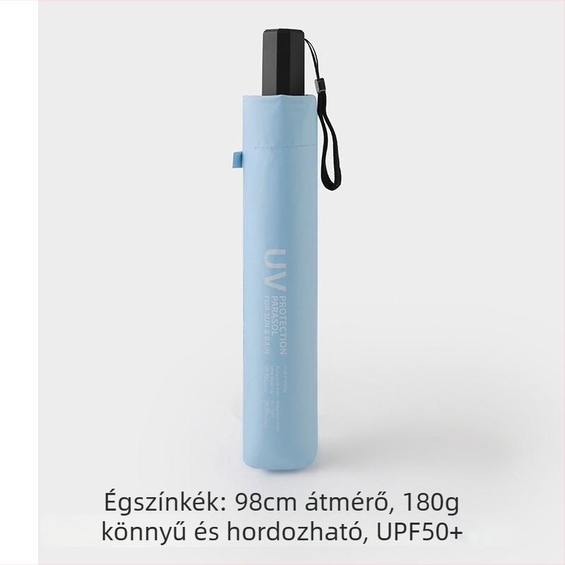 Szénszálas ceruza alakú esernyő, 6 merevítőív, rostos karok, ötvözetes nyél, UPF > 50