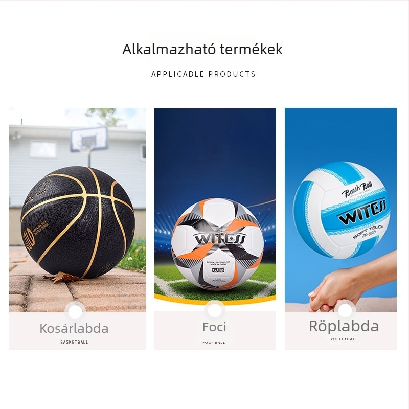 WITESS kosárlabda táska vállon átívelő pánttal – edzésre szánt sporttáska diákoknak, röplabda és futball felszereléshez
