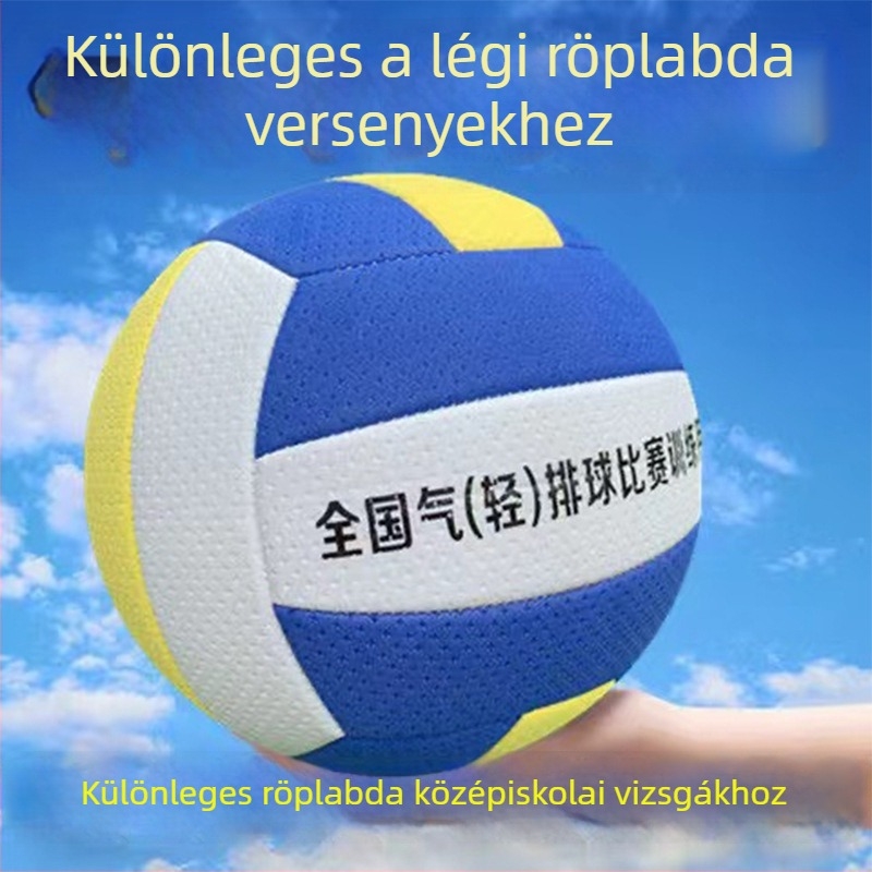 No.5 EVA lágy strandröplabda diákok felvételi felkészítésre, géppel varrt, testreszabható logóval