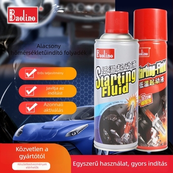 Indítási folyadék dízelmotorokhoz alacsony hőmérsékleten — Poly Lai, modellek BLL022/BLL027, kinetikai viszkozitás 100, pH semleges
